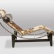 LC4 chaise longue, Le Corbusier, Perriand, Jeanneret, Cassina edition