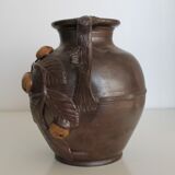 Vase with apple decorations Turgis Calvados Normandy