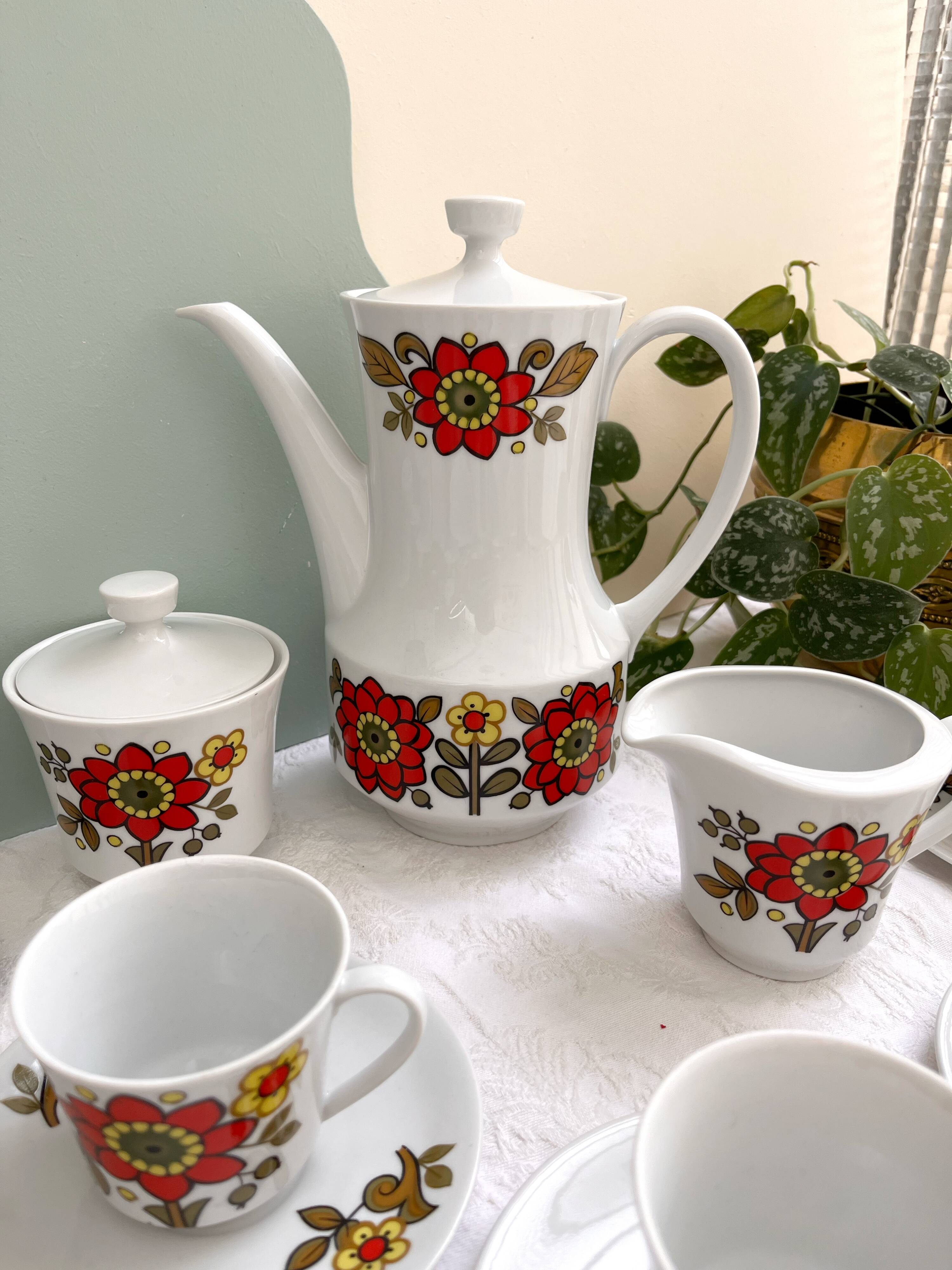 Seltmann Weiden K W.Germany Bavaria porcelain coffee service - 1970s