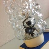 Bubbled glass bedside lamp by Helena Tynell 60/70