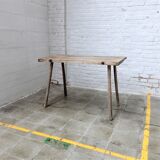 Antique butcher table