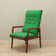 Teak green armchair, Danish design, 1970s, production: Denmark