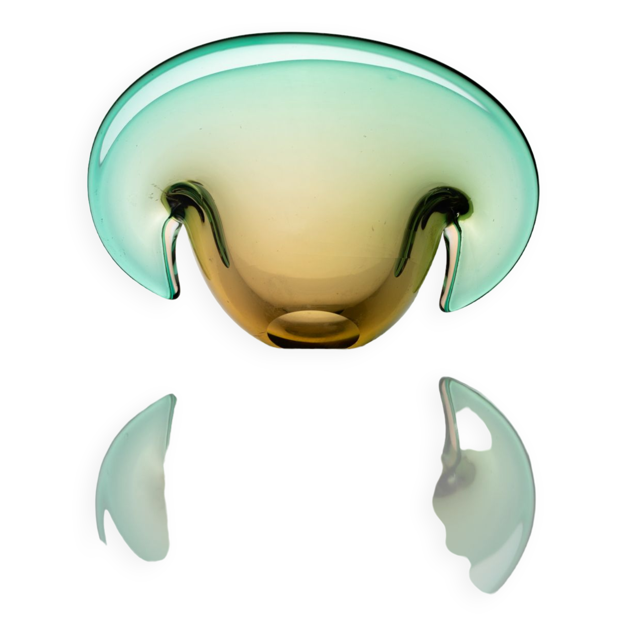 Murano Seguso Dalla Venezia trinket bowl vintage