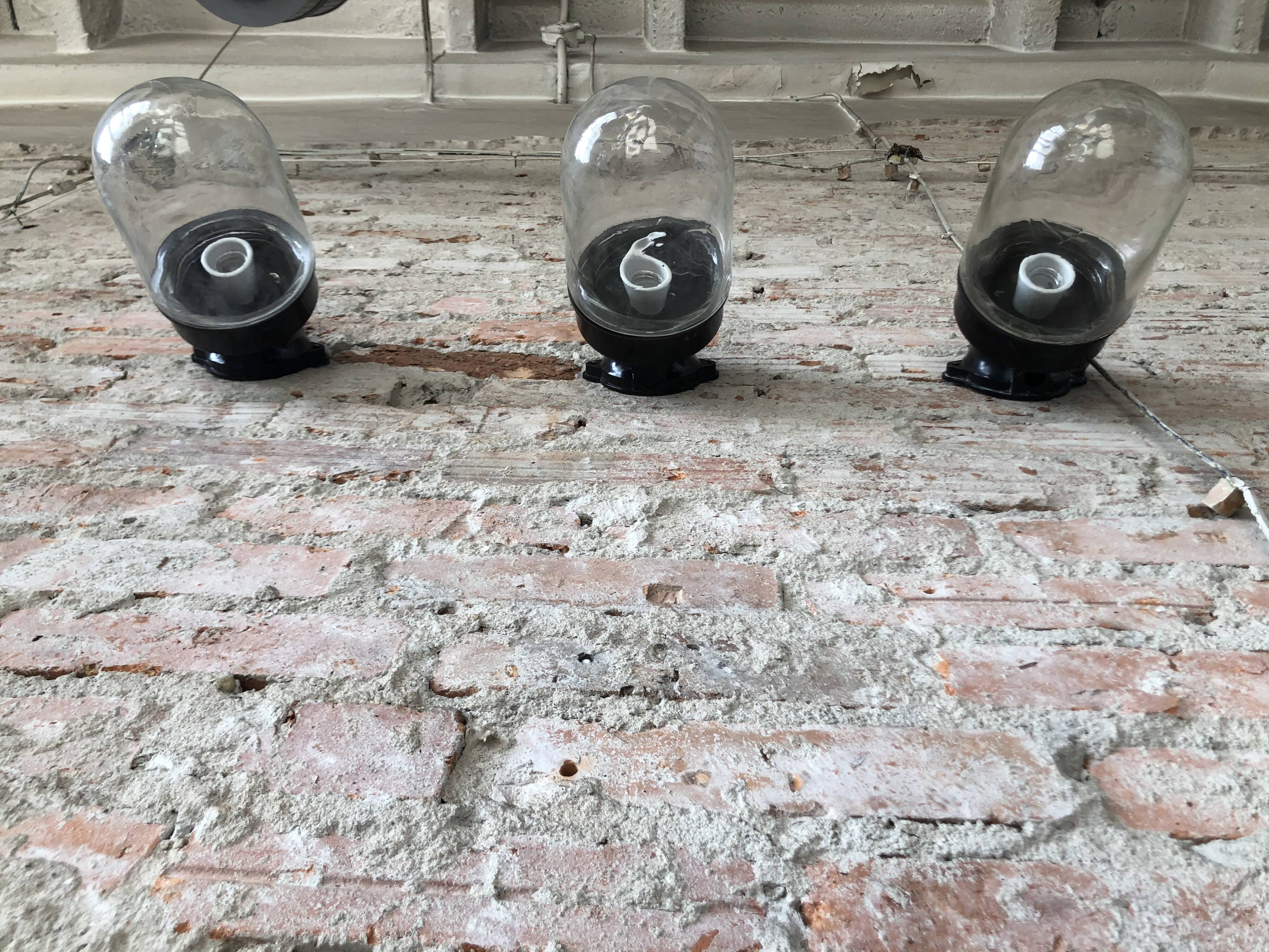 Vintage industrial model 13711 sconce from Czechia Elektrosrit, 1970s