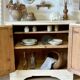 Weathered wooden sideboard