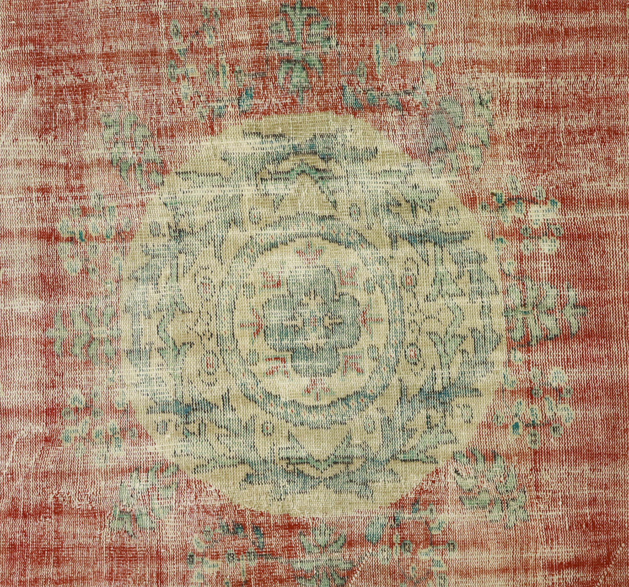 Anatolian handmade vintage rug 287 cm x 203 cm