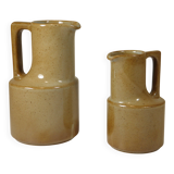 TWO STONEWARE jugs from Brenne