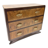 Commode art déco 1930 en noyer
