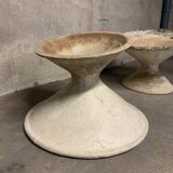 Pair of Willy Guhl Vintage Eternit Planter Basins