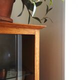 Library showcase in oak from the 1950s