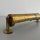 Small simple cylindrical brass wall light from the mid-century, 1950s, Germany.