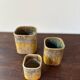 Set of 3 Art Nouveau flower pots by Gustav de Bruyn