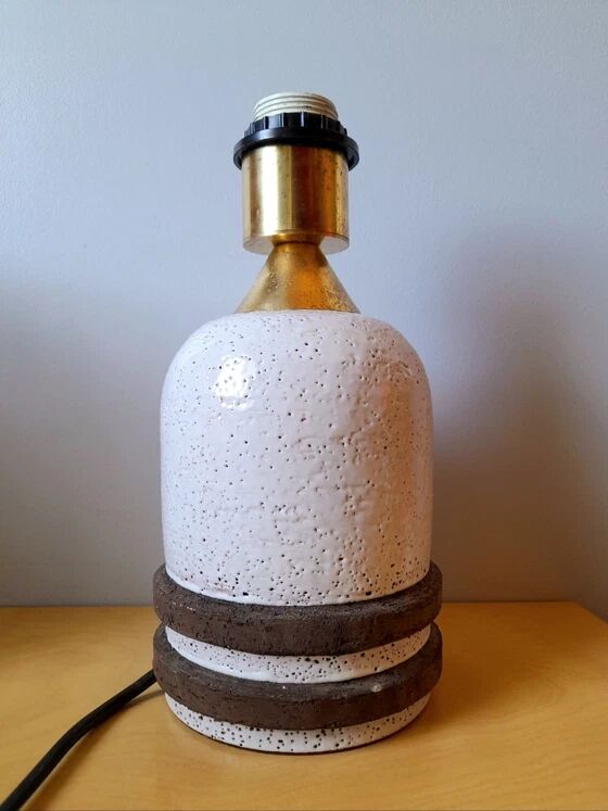 Glazed ceramic lamp 1970