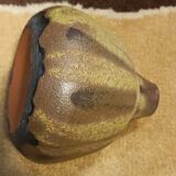 Brutalist ceramic vase Gerhard Liebenthron West Germany