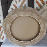 Pelfran beige furry pouf
