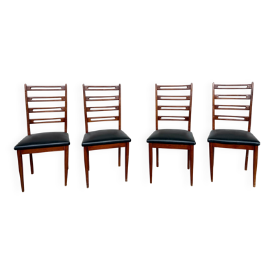 Série de 4 chaises scandinave