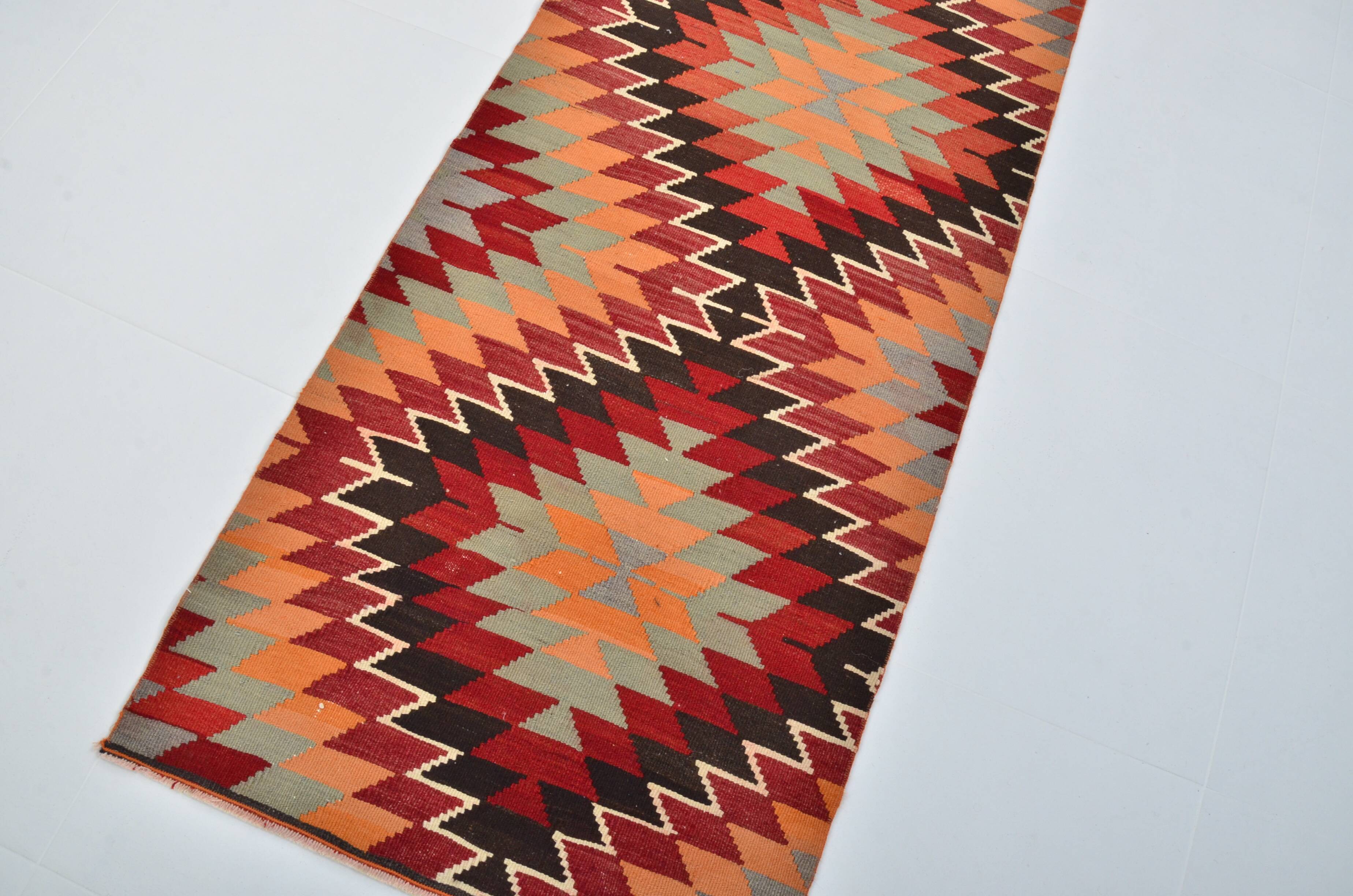 Geometric Anatolian Decorative Kilim Rug sku 3405