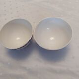 Lot of 2 Giens earthenware cups