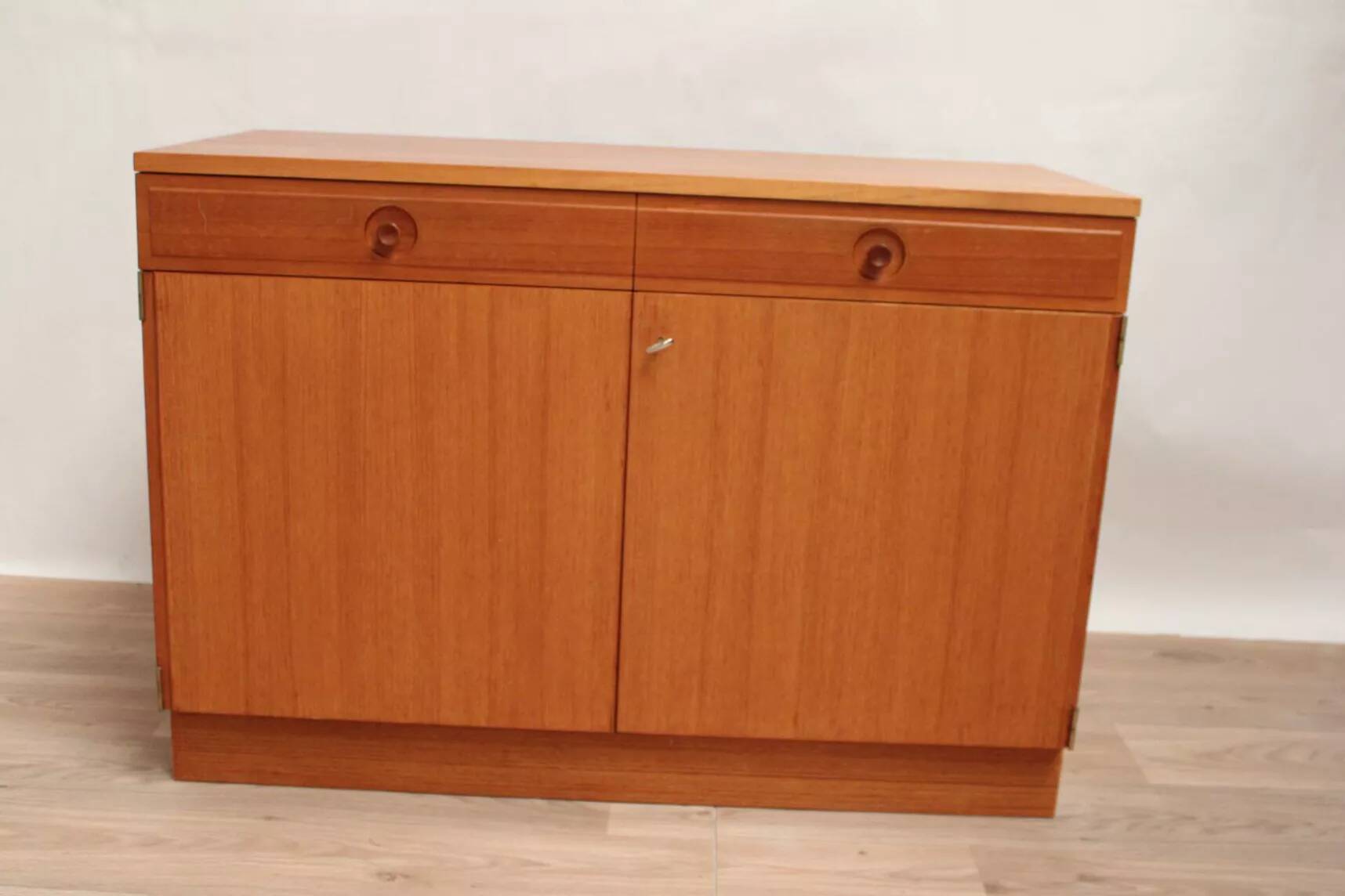 Bertil Fridhagen Bodafors sideboard 1960, light wood, vintage Swedish design