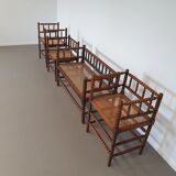 Matching Bobbin family group 1 x bench, 3 x chair.