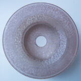 Hanging in opaline rose of the Cristallerie de Clichy