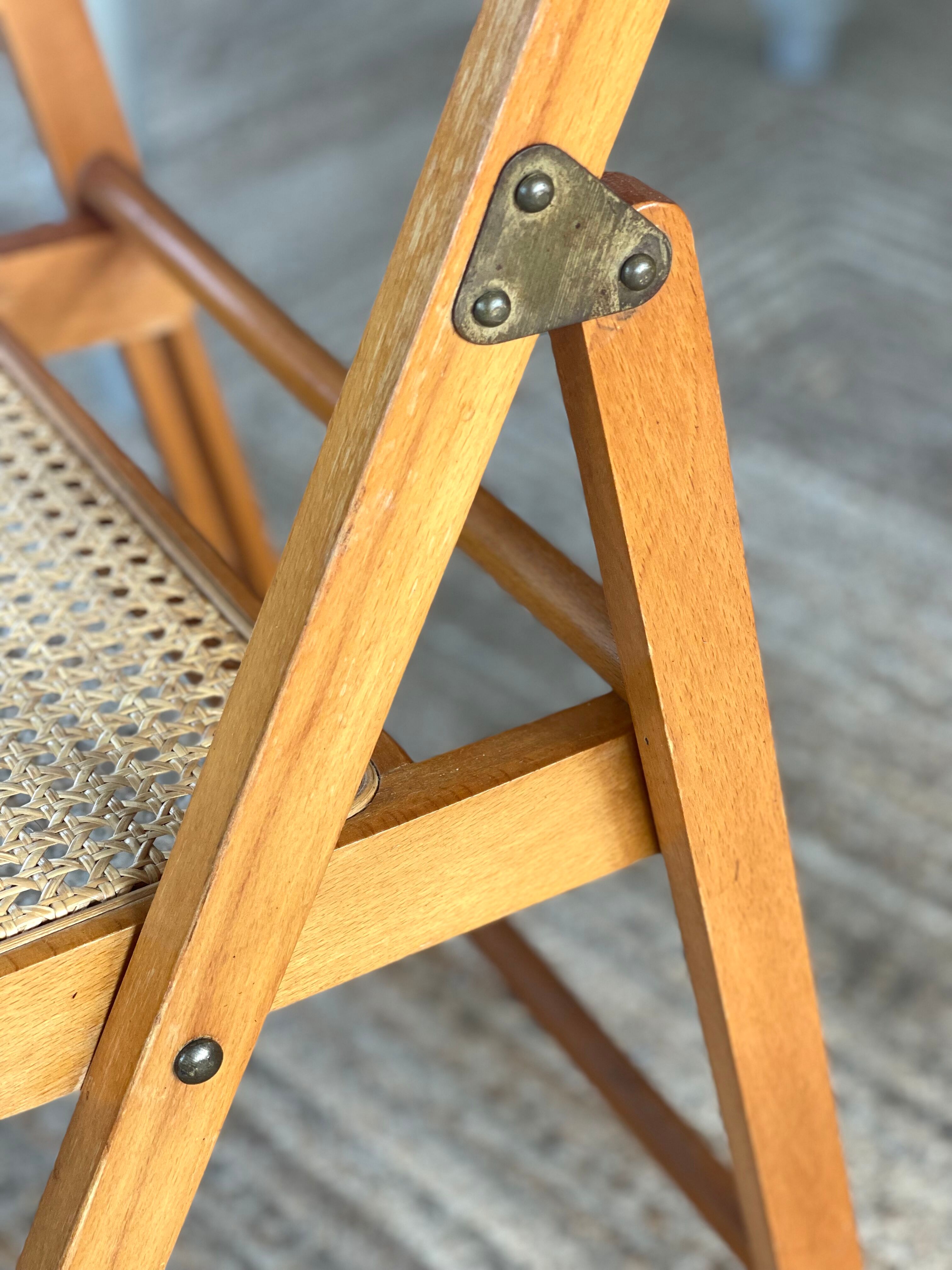 3 folding chairs 1970