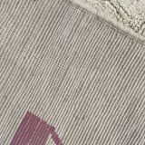 Large Contemporary Modern Abstract Face Rug, Handwoven in Wool