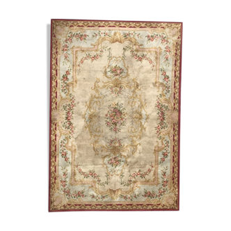 Grand tapis ancien savonnerie français 252x366 cm