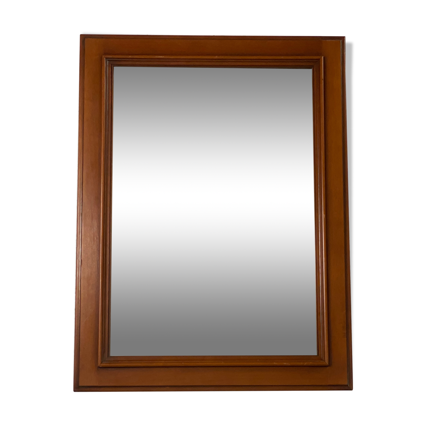 Wooden wall mirror