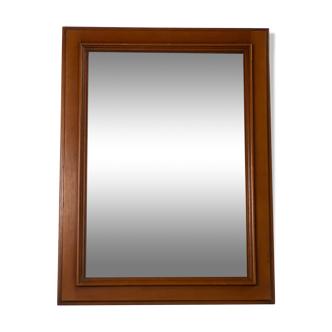 Wooden wall mirror