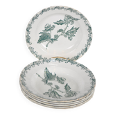 Assiettes creuses terre de fer St Amand