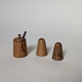Wooden saucier set
