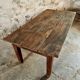 Table basse en châtaignier, France début du XIXe siècle