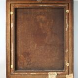 19th Century Oil Painting Portrait Young Lady   Wearing Pearl