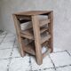 Table de chevet brutaliste