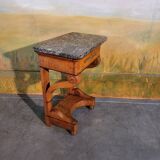 Small Restoration period console in walnut