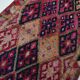 3x12 Red & Navy Blue Oushak Runner Rug, 83x352Cm