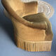 Pair of bronze toad armchair