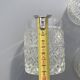 Set of 4 vintage glasses from the 60s-70s in moulded glass.