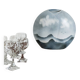 Large Virebent lenticular vase – Mountain sky design