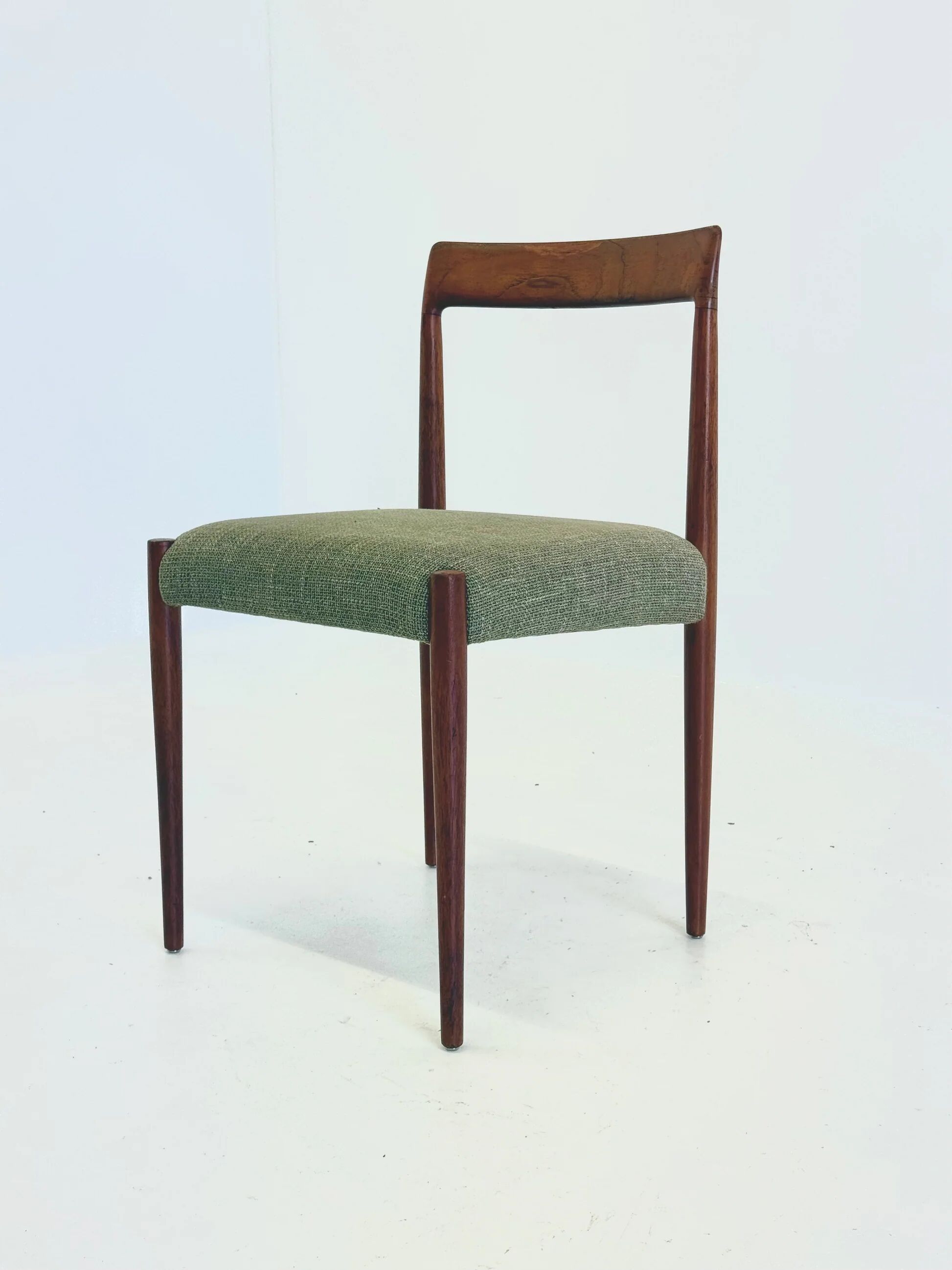 Vintage Lübke dining chair in teak wood