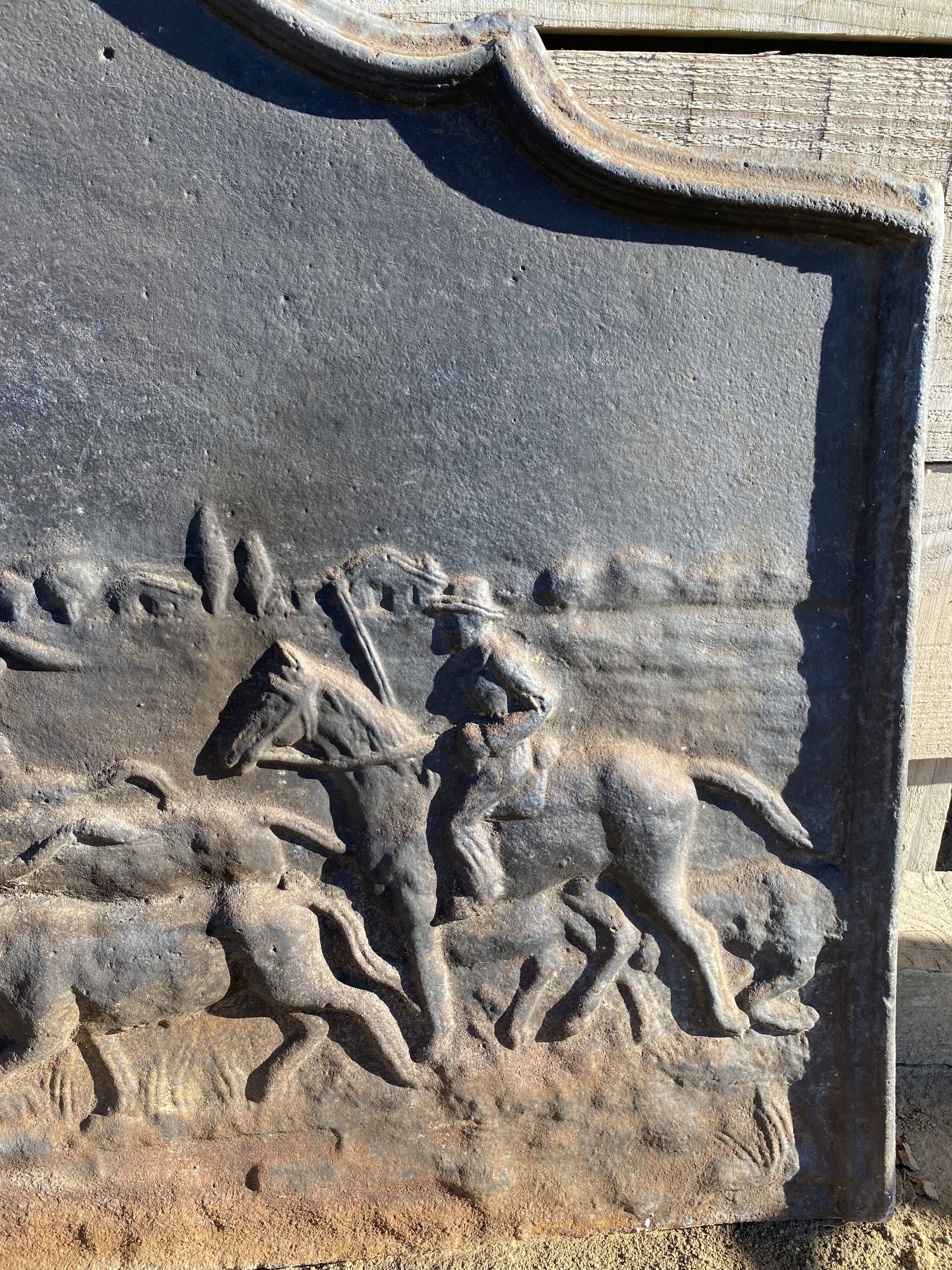 Fireplace plate Camargue Arlesian