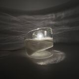 Murano blown glass sculptural table lamp, La Murrina Italy 1970s