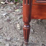 Chest of drawers 3 drawers louis XVl style wood and bronze