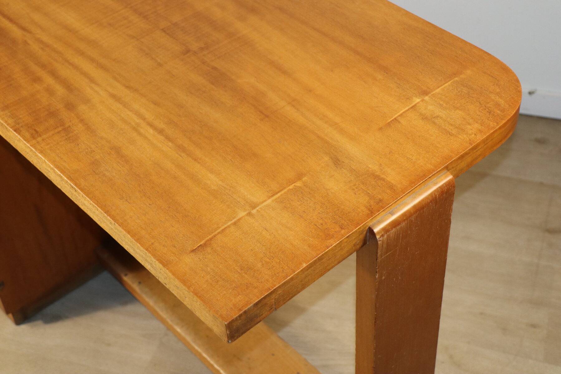 Art Deco style wooden desk, 1940