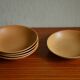 Lot de 5 assiettes creuses en grès