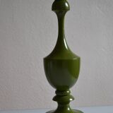 Vintage olive green lamp base circa 1970
