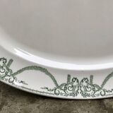 Oval serving dish Creil et Montereau Labrador Napoleon