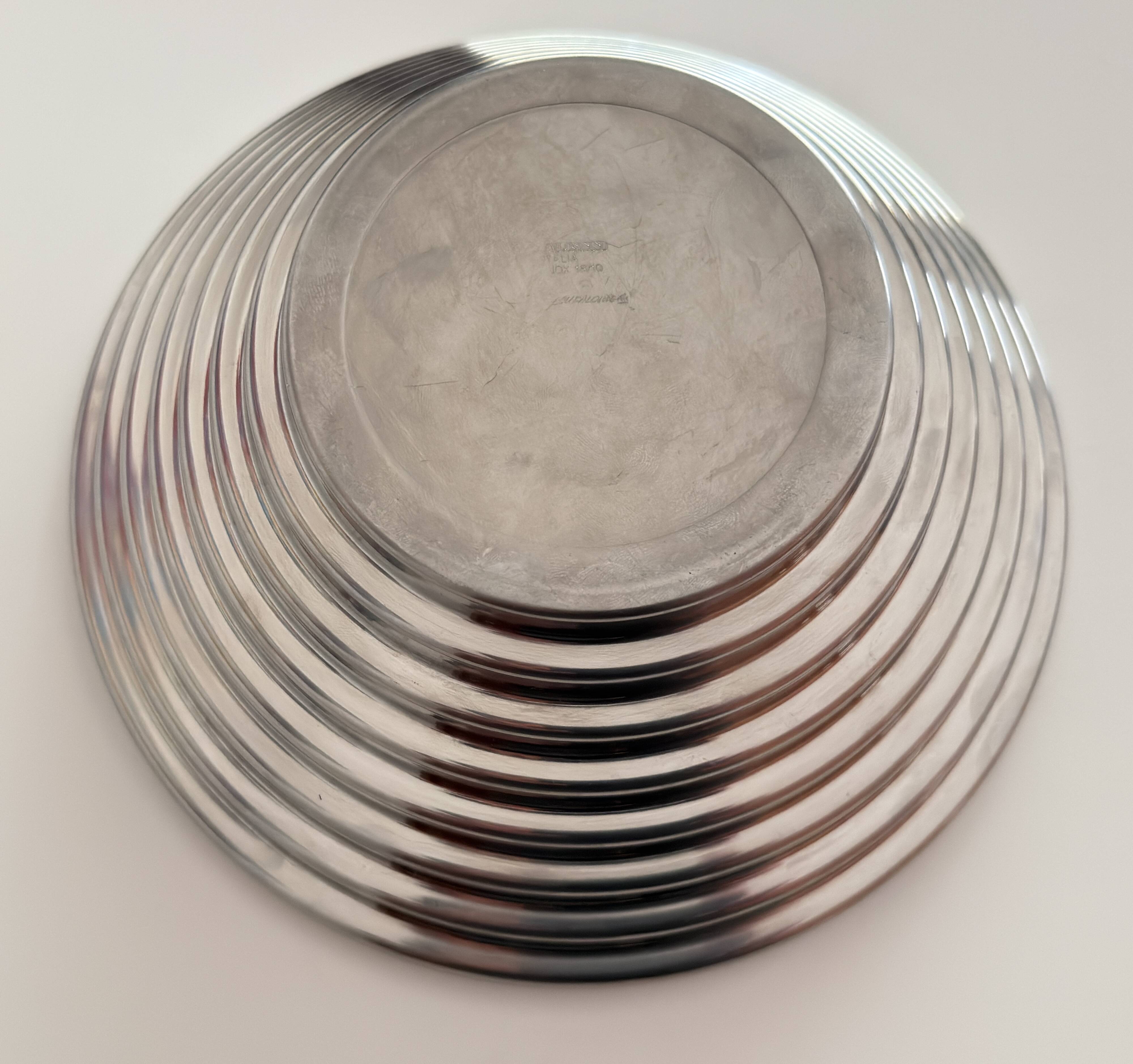 Corbeille maya - marque alessi - premiere edition annee 70