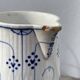 Antique Digoin Sarreguemines blue and white tea set